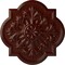 Ekena Millwork Bonetti Ceiling Medallion (Fits Canopies up to 5 1/8"), 20"OD x 1 3/4"P, Brushed Mahogany CM20BOBMF - alternate 1
